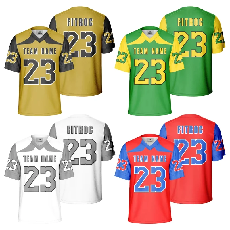 Full Customized New Trending Adult Men American Football Uniforms Kit Set Breathable Short Moisture Wicking Design Wear