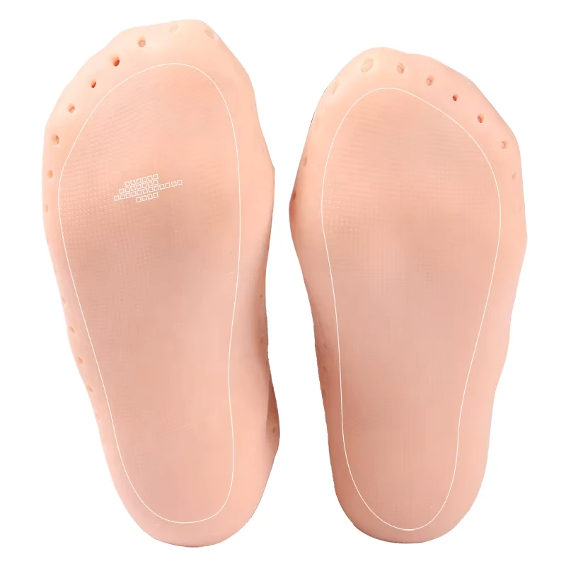 Full-Foot Silicone Insoles with PU Cooling Gel and Toe Protection