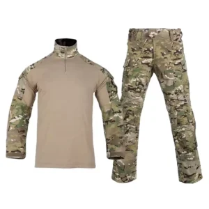 G3 Camouflage Tactical Shirt and Pants Combat Uniform with Knee Pads