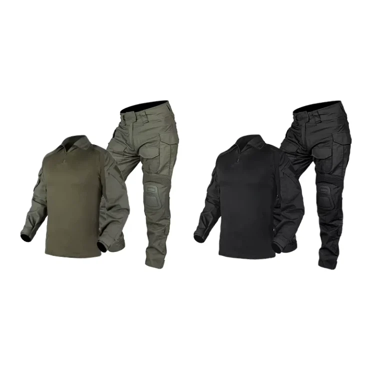 G3-Mens-Tactical-Uniform-Rapid-Assault-Top-Shirt-with-Elbow-Pads-Ranger-Green-and-Black-Camouflage