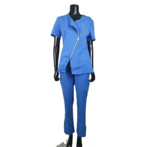 GECKO MASTER Breathable Hospital Nurse Lab Coat Spandex Polyester Full Sleeve Unisex Seamless Fusing Uniform