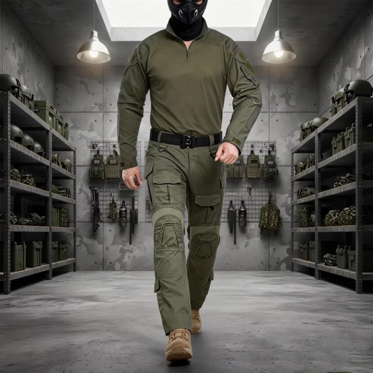 GEN3-Combat-Frog-Suit-Green-USMC-Camouflage-Tactical-Uniform-Set