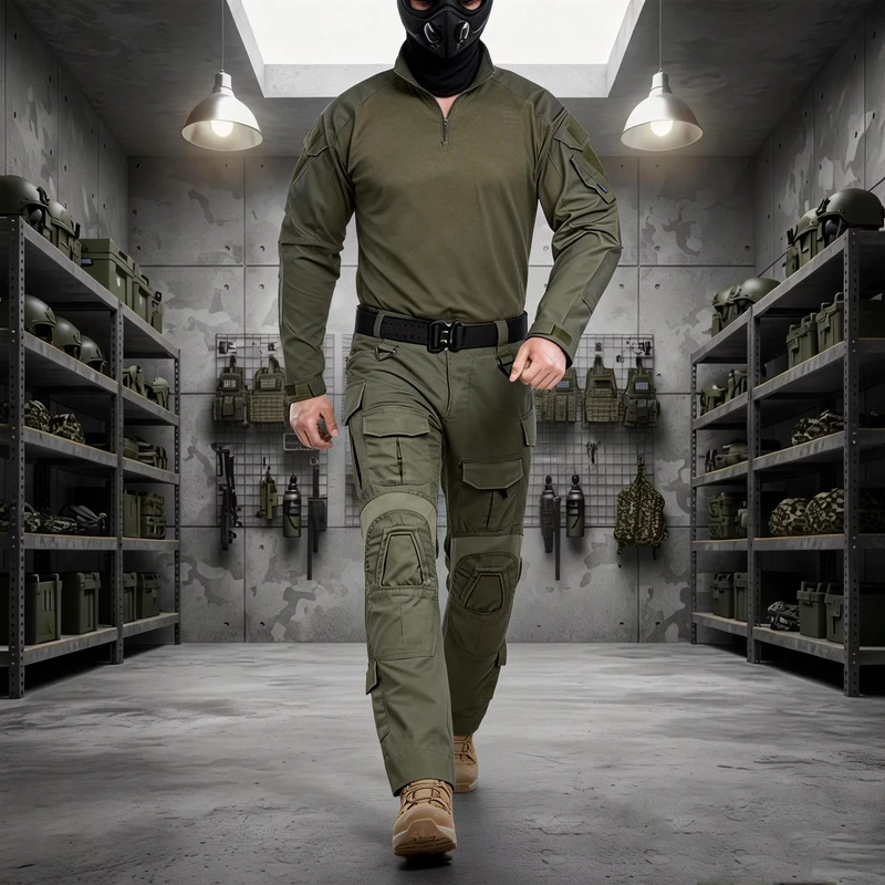 GEN3 Combat Frog Suit Green USMC Camouflage Tactical Uniform Set