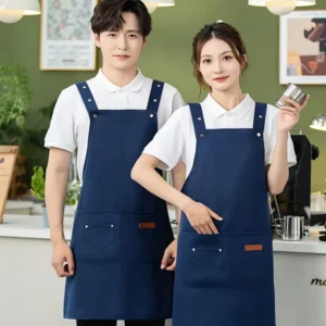 Garden Cleaning Work Uniform Kitchen Apron Plain Work Apron Waterproof Custom Printed With Logo