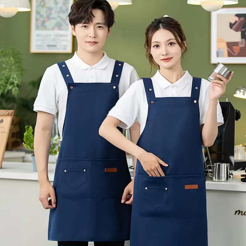 Garden Cleaning Work Uniform Kitchen Apron Plain Work Apron Waterproof Custom Printed With Logo