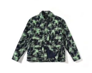 Gentle Breathable Canvas Color Blocking Unisex Spring Jacket