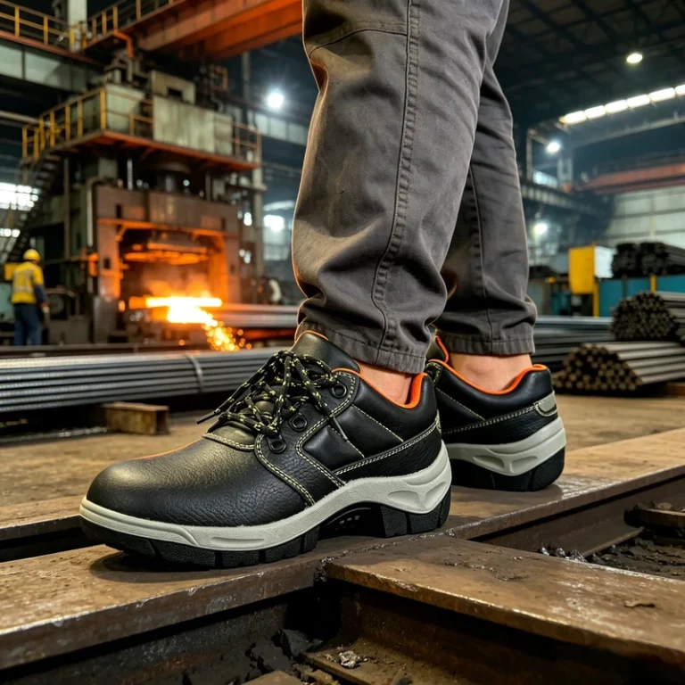 Genuine-Leather-Puncture-Proof-Anti-Slip-Reflective-Safety-Shoes-for-Construction-and-Warehouse-Work
