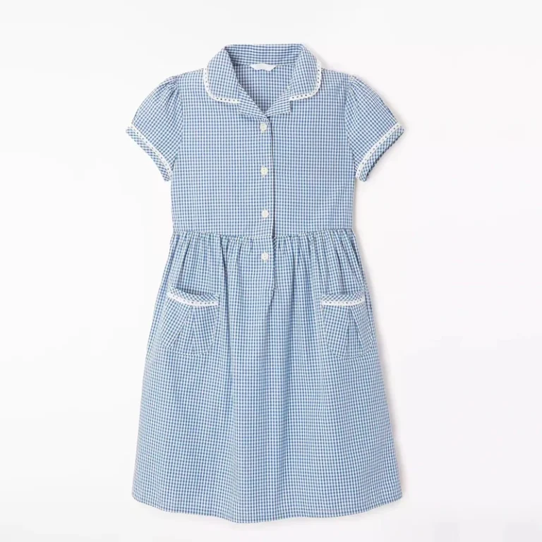 Girls-Plaid-School-Uniforms-Summer-Formal-Uniforms-for-Primary-School-Students-Breathable-Material