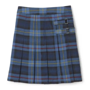 Girls School Uniform Navy Blue High School Girls Skirt & Dress Uniform with Embroidered Printed Logo School Uniform for Girl