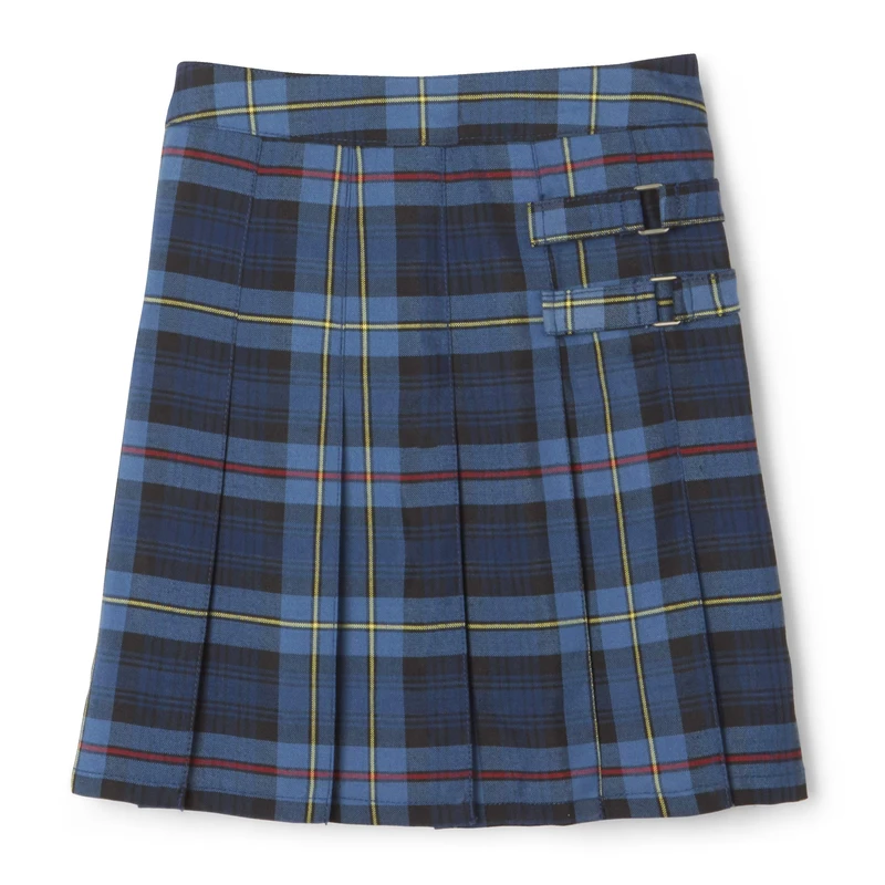 Girls School Uniform Navy Blue High School Girls Skirt & Dress Uniform with Embroidered Printed Logo School Uniform for Girl
