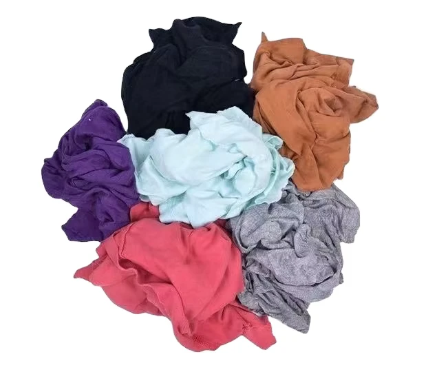 Grade-1-Mix-Color-Cotton-Rags-100-Cotton-Absorbent-for-Cleaning-Lint-Free-Used-Clothing-10KG-25KG-100KG-Options-Available