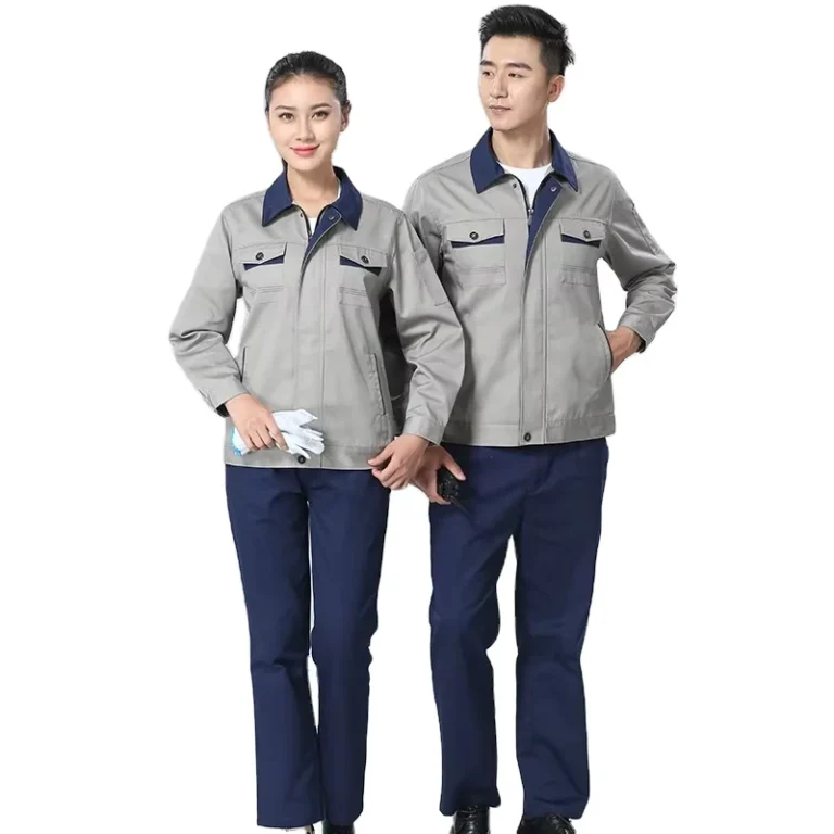 Gray-Workwear-Uniform-for-Industrial-Men-Polyester-Cotton-Antistatic-Work-Gear-Work-Clothes