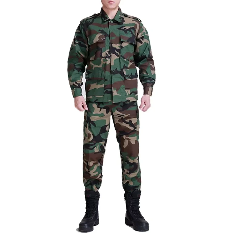 Green-Camouflage-Training-Tactical-Jacket-and-Pants-Suit
