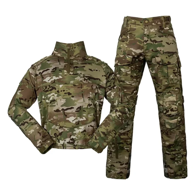 Green-Frog-Suit-Hunting-Long-Sleeve-T-Shirt-and-Pants-Tactical-Training-Camouflage-Outdoor-Sport-Uniform