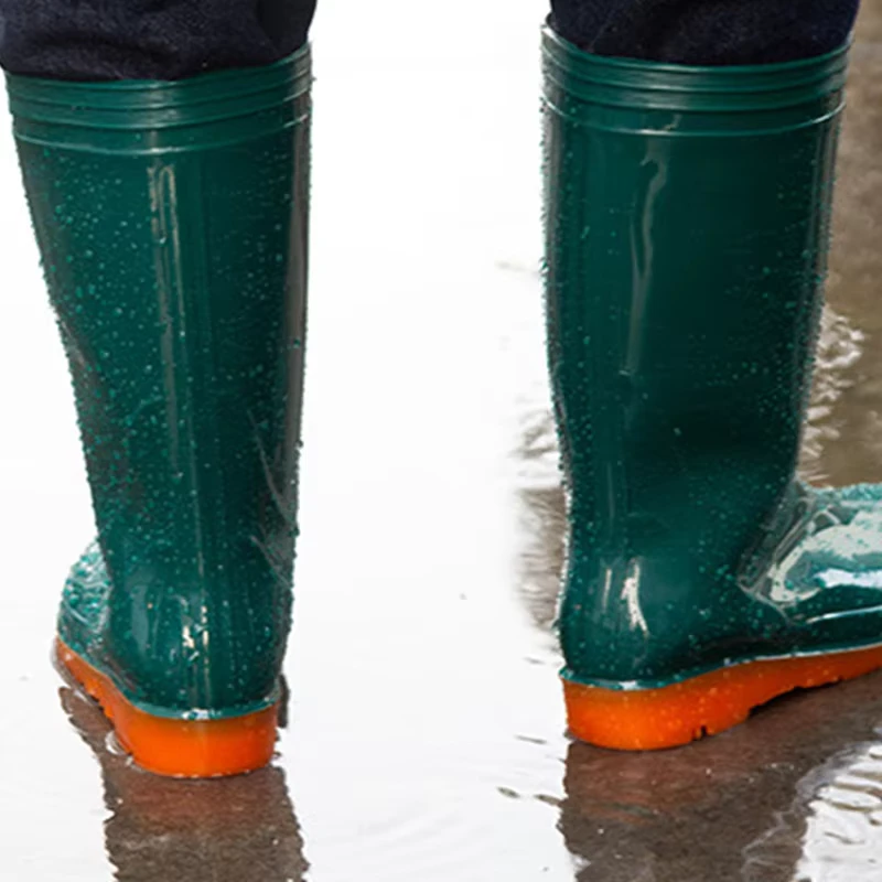 Green Ox-Tendon Sole Waterproof Breathable Anti-Slip Warm Composite Toe Boots