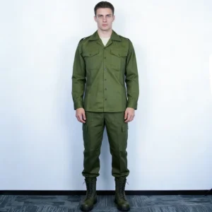 Green Poly-Cotton BDU Security Tactical Uniform