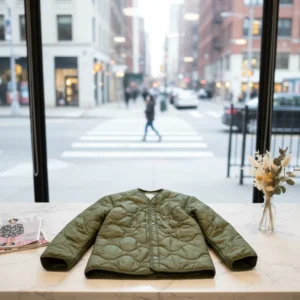 Green Uniform Tactical Jacket Plain Dyed Nylon Waterproof Winter Clothes Warm Thermo Insulation