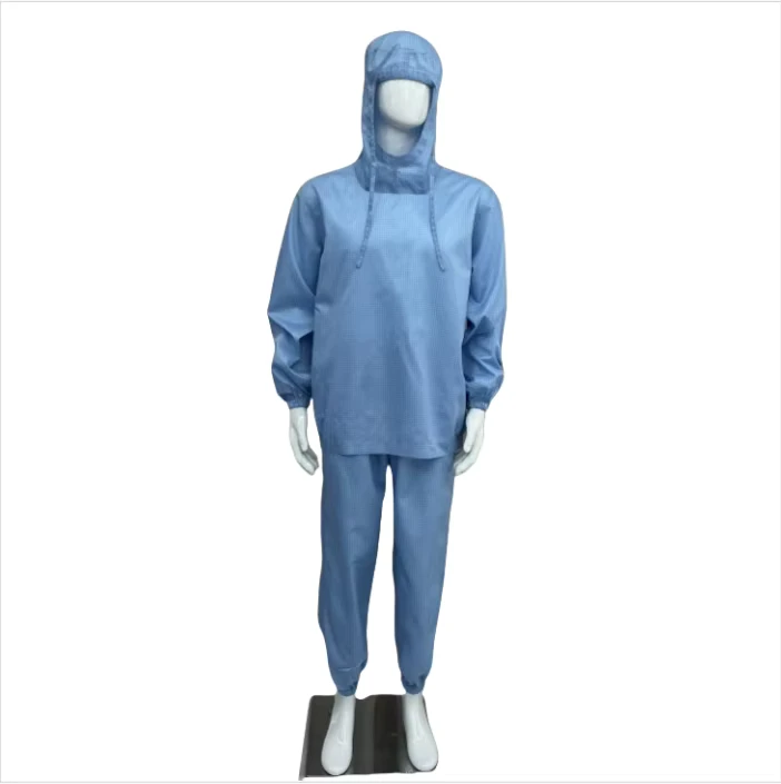 H-Q-Industrial-Hooded-ESD-Jumpsuit-Anti-static-Work-Clothes-with-Clean-Room-Reusable-Cleanroom-Coveralls-Garments