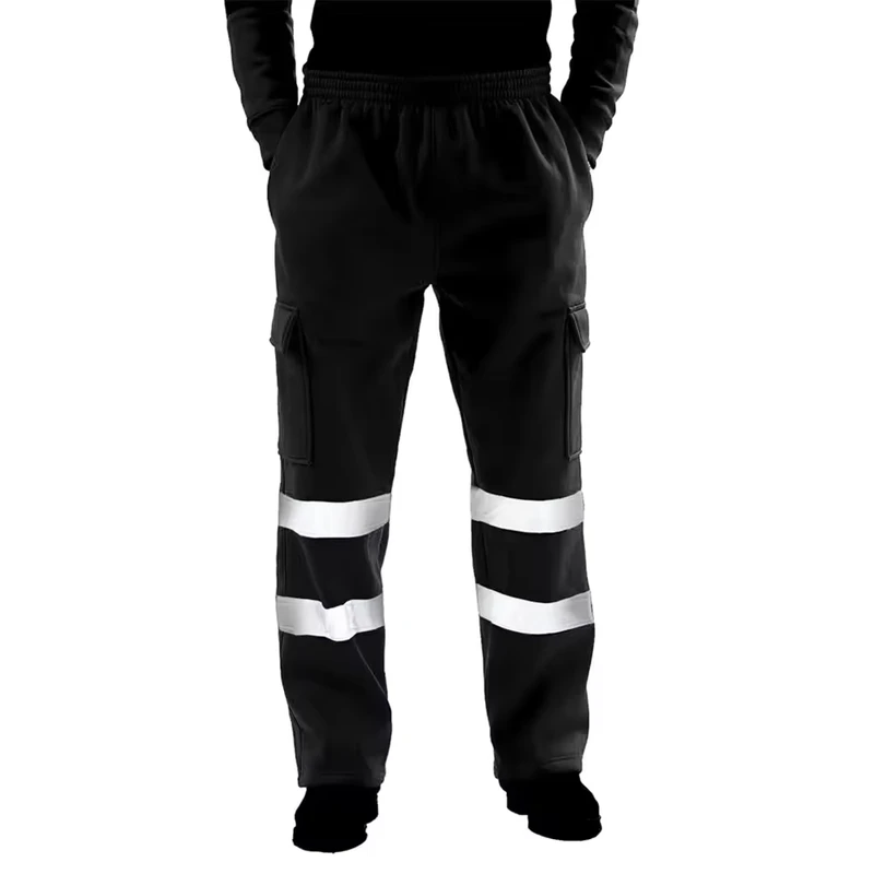 HBC Safety Work Trousers Multi Pockets Work Pants Men Reflective Hi Vis Workwear Trousers High Quality Customized Cargo Trouser
