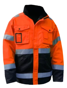 HI VIS Jacket 80/20 TC Quilted Unisex Warm Workwear Safety Jackets Reflective Work