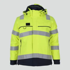 HI Vis Waterproof Windproof Winter Welding Jacket With Reflective Tape for Worker