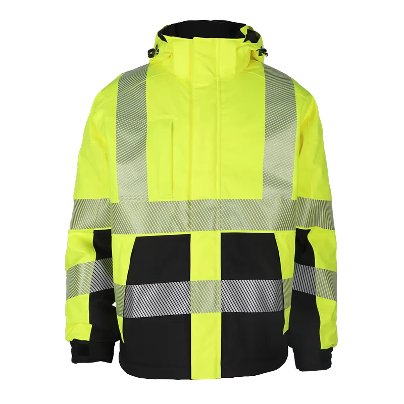 HI Vis Waterproof Windproof Winter Welding Jacket With Reflective Tape