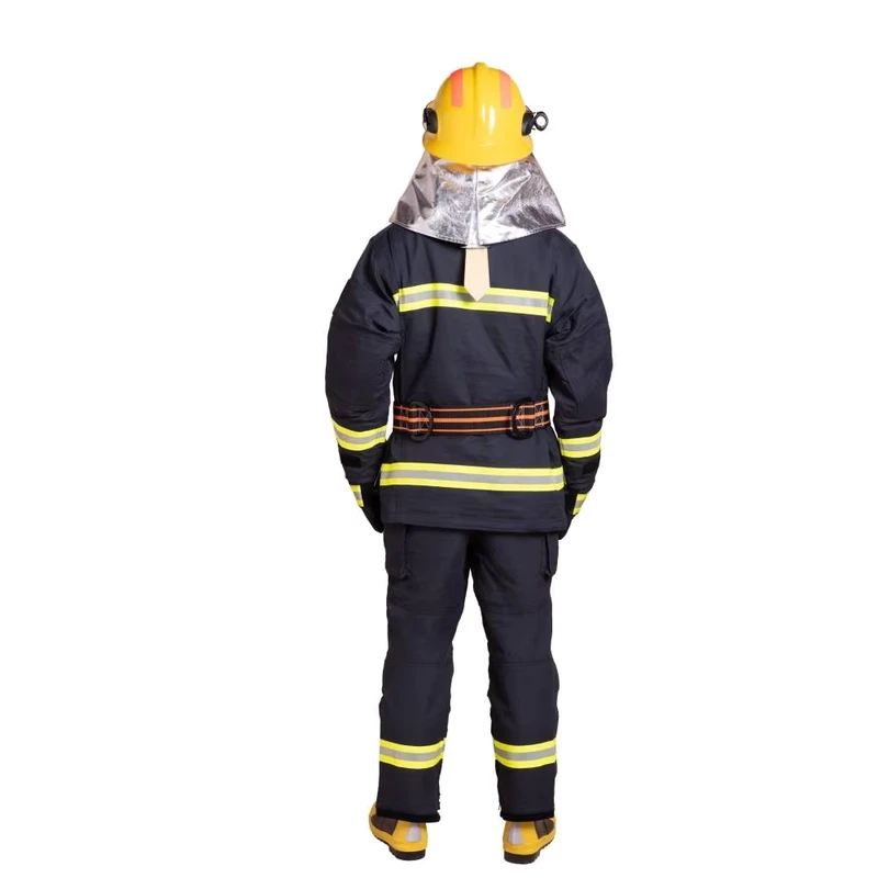 HS-01 EN469 Firefighter Protective Clothing Aramid Fabric Waterproof Flame-Retardant Suit