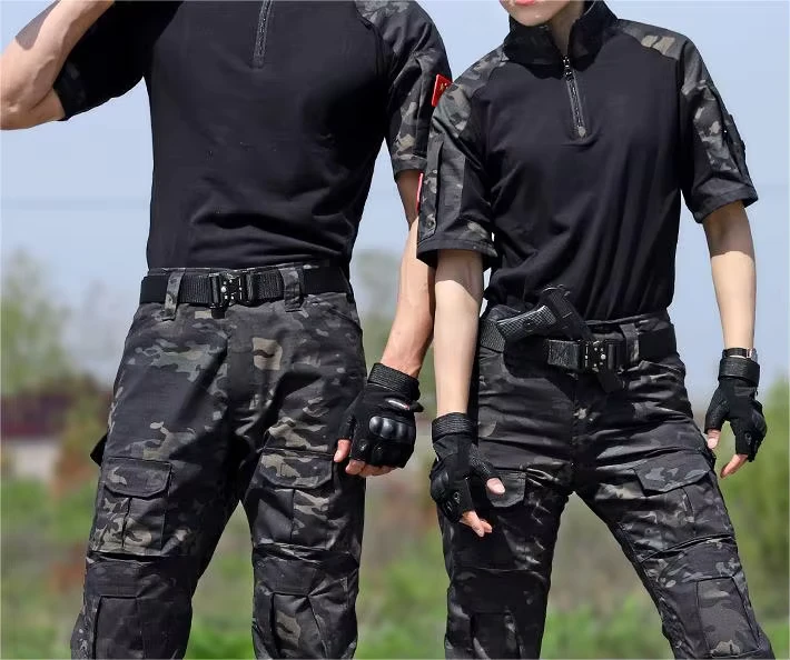 Half-Sleeve Camouflage Outdoor Training Uniform