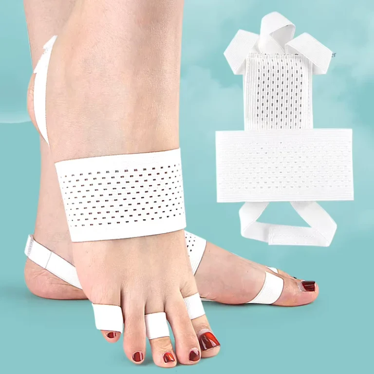 Hammer-Toe-Straightening-Sleeve-Hallux-Valgus-Foot-Separator-Elastic-Latex-Foot-Protector