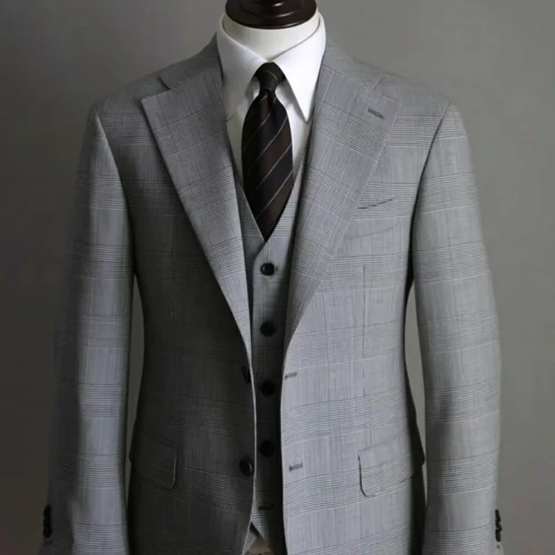 Haute Couture Single Breasted Tuxedo Groom Suit Multi Color Blazers for Spring Fall Plus Size Two Piece Set