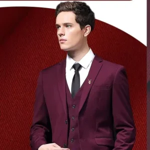 Haute Couture Two Button Tuxedo Groom Suit Autumn Winter Multi Color Two Piece Set Plus Size Single Breasted Closure