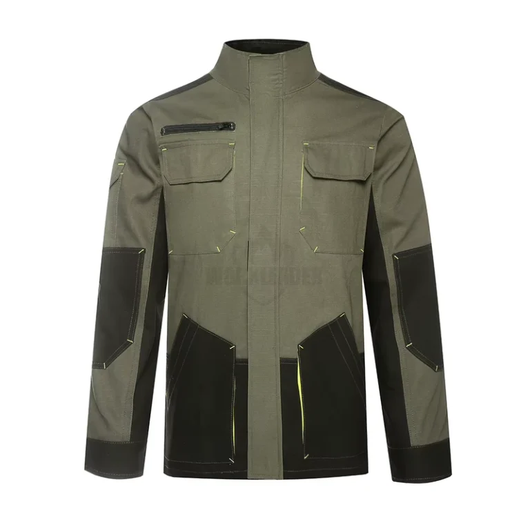 Heavy-Duty-Cotton-EN-ISO-11611-Flame-Resistant-Workwear-Uniforms-FR-Oil-Rig-Jacket