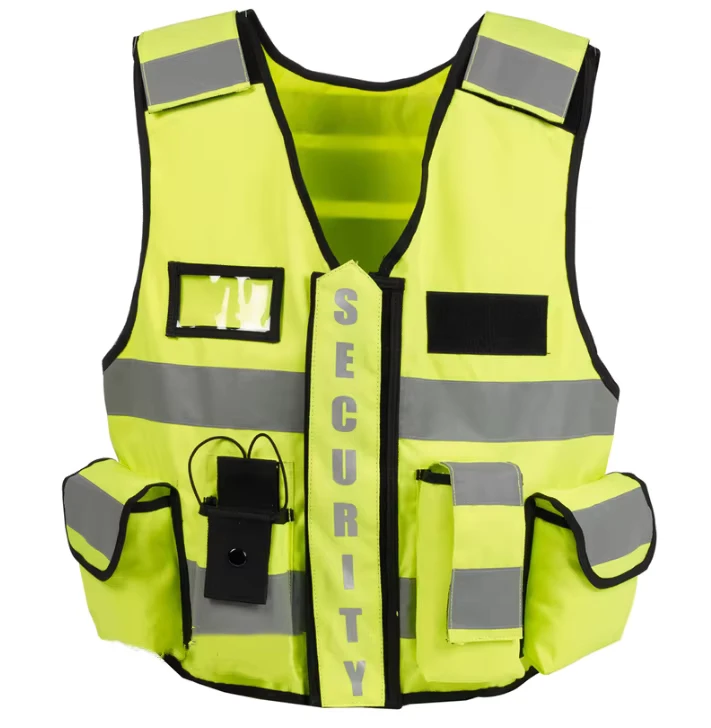 Heavy Duty Hi Vis Tactical Security Vest