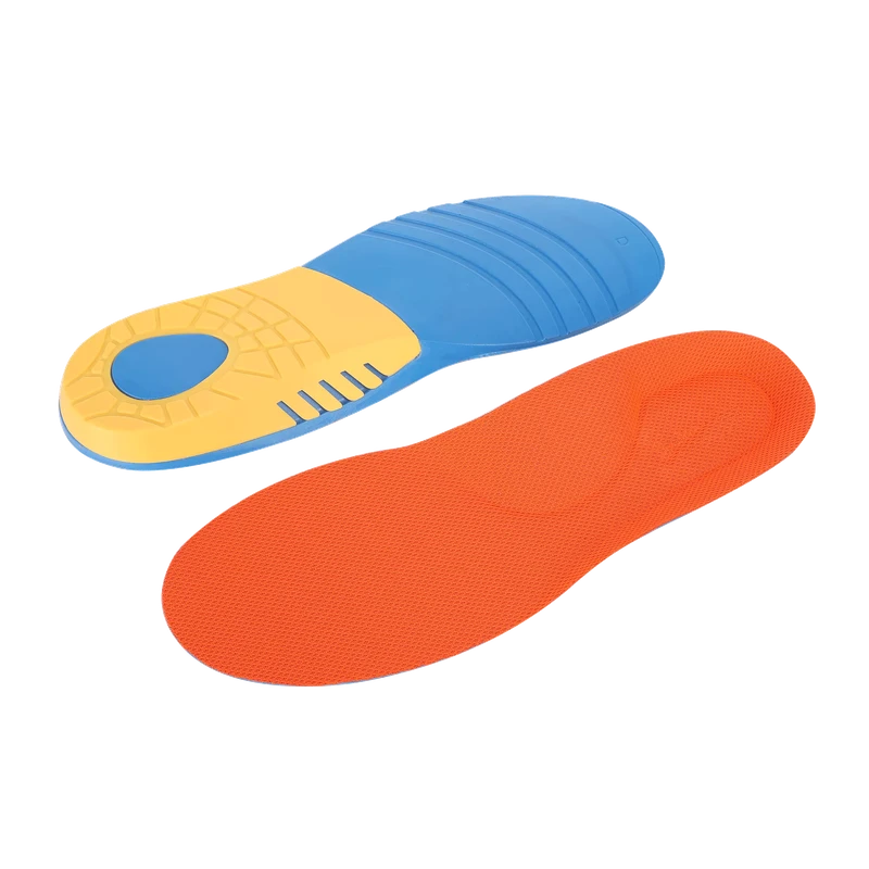 Heavy Duty Sports Insoles Shock Absorption Anti fatigue Arch Support Insoles Breathable Cushion Pads for Running Walking Shoes