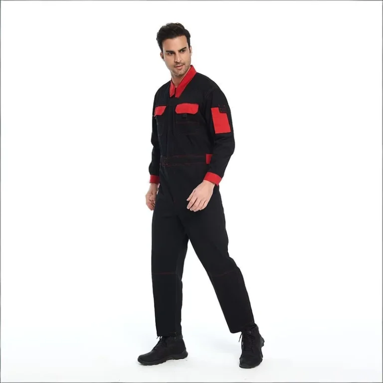 Heavy-Duty-Work-Coverall-Multi-Pocket-Mechanic-Jumpsuit-for-Auto-Repair-Customizable-Logo