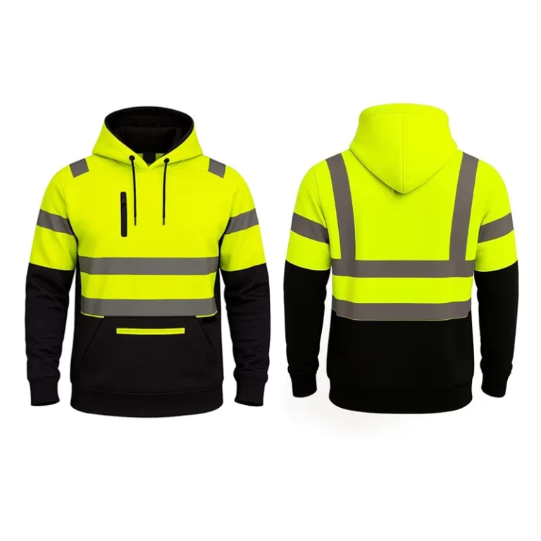 Heavyweight-Hi-Vis-Fleece-Pullover-280gsm-Polyester-Reflective-Pullover-Single-Sided-Fleece-Sweatshirt