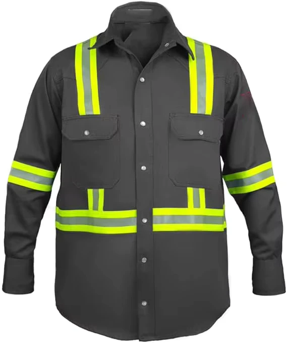 Hi-Vis-100-Cotton-Electrical-Safety-Coverall-with-Reflective-Flame-Retardant-Protection