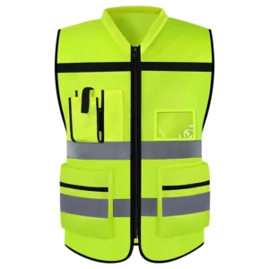 Hi Vis 120g Polyester Breathable Safety Vest ANSI Class 2