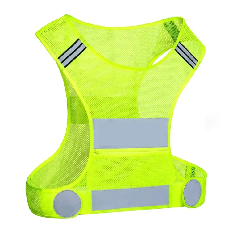 Hi-Vis-ANSI-Class-3-Reflective-Bike-Safety-Vest-with-Customized-Logo-Adjustable-Fit-100-Polyester-for-Outdoor-Sports