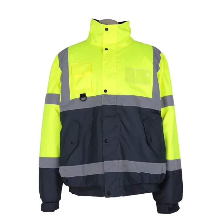 Hi-Vis-Bomber-Jacket-Hi-Vis-Work-Safety-Jacket-Mens-Two-Tone-High-Visibility-Reflective-Jacket