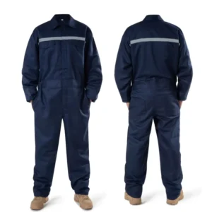 Hi Vis Breathable Anti Bacterial Cotton Polyester Overalls Reflective Workwear Uniform Coverall for Construction Welding