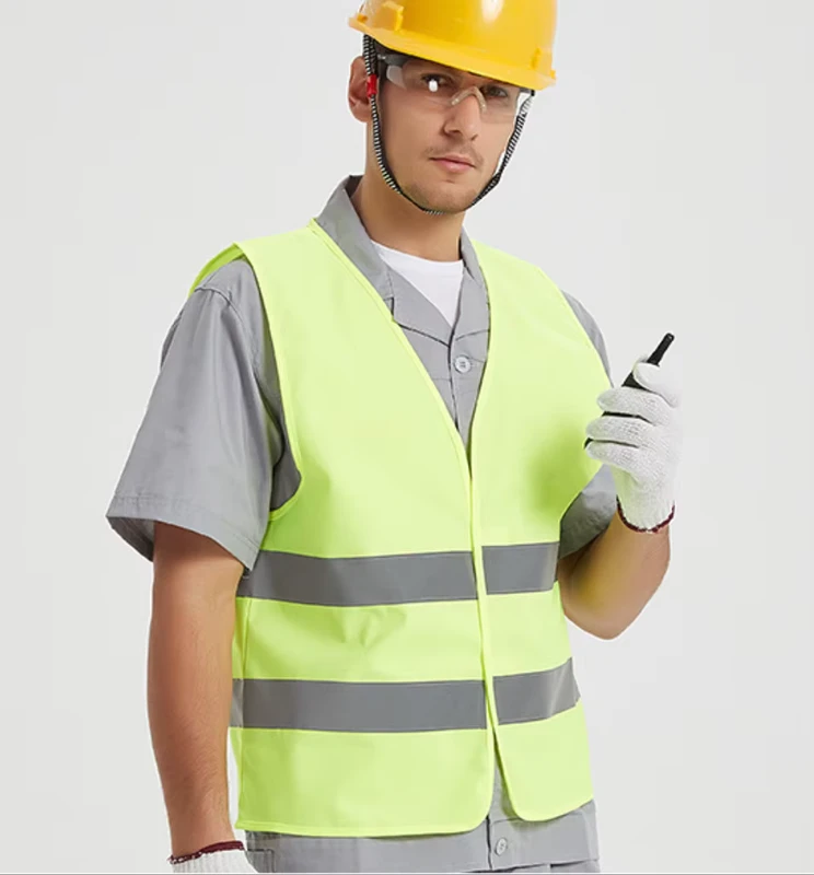 Hi-Vis-Colorful-Polyester-Safety-Vest-Breathable-Fluorescent-Adult-Outdoor-Workers