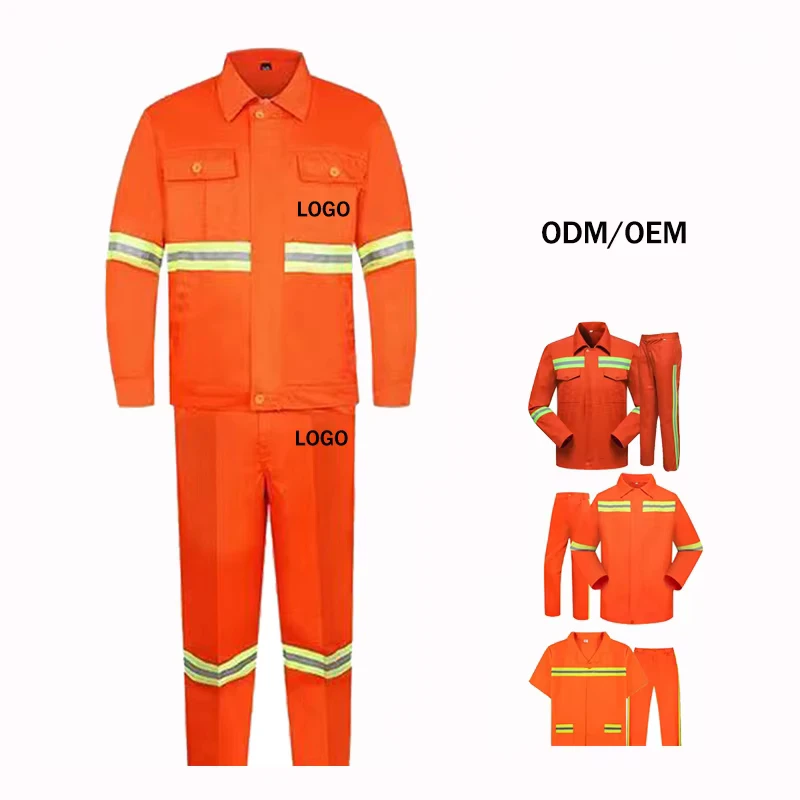 Hi Vis Construction & Traffic Sanitation Workwear Suit with Cargo Pants