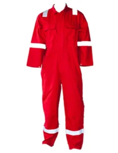 Hi Vis Cotton FR Coverall Flame Retardant Fire Resistant Reflective Welding Workwear With ESD Safety Hi Vis Coverall