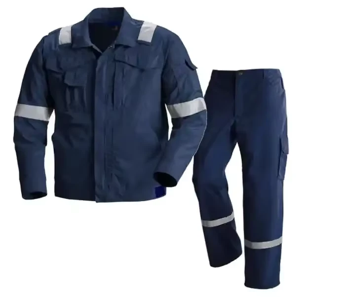 Hi-Vis-Cotton-Fireproof-Work-Suits-2-Pieces-Jacket-Pant-Worker-Uniform-Oil-Gas-Reflective-Safety-Flame-Resistant-FR-FRC-Workwear