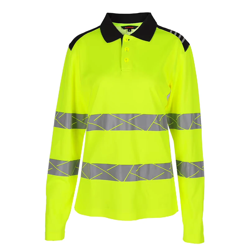 Hi Vis Frc Shirts Fire Resistant Safety Fr Shirts Reflective High Vis Flame Retardant Workwear Shirt