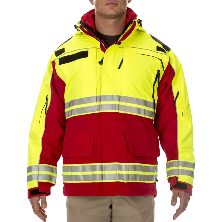 Hi Vis High Quality Waterproof Full Taped Reflective 2 in 1 Jacket