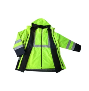 Hi Vis High Visibility 3 IN 1 Winter Waterproof Reflective Safety Jacket