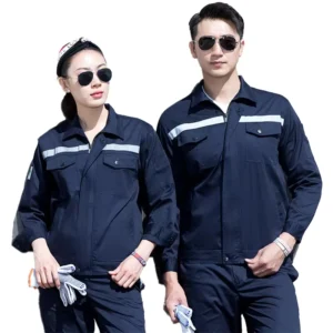 Hi-Vis Long-Sleeve Breathable Construction Engineer Workwear