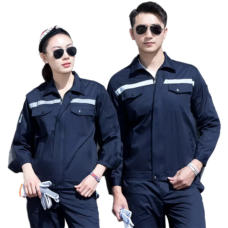 Hi-Vis Long-Sleeve Breathable Construction Engineer Workwear